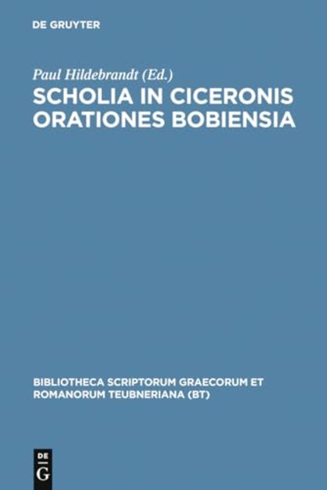 Scholia in Ciceronis orationes Bobiensia