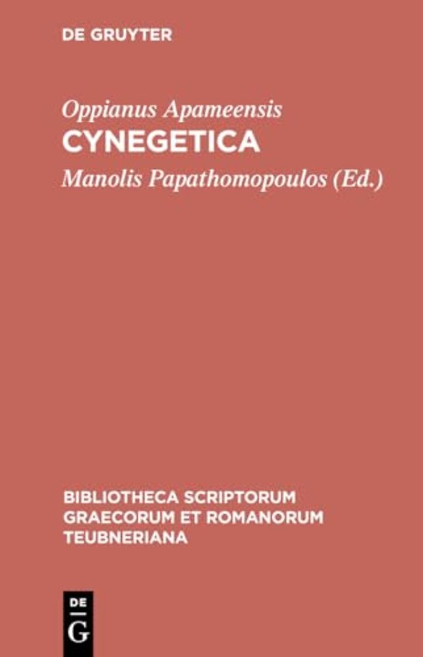 Cynegetica – Eutecnius Sophistes, Paraphrasis metro soluta