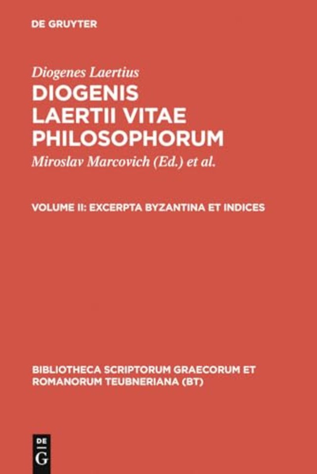 Excerpta Byzantina et Indices