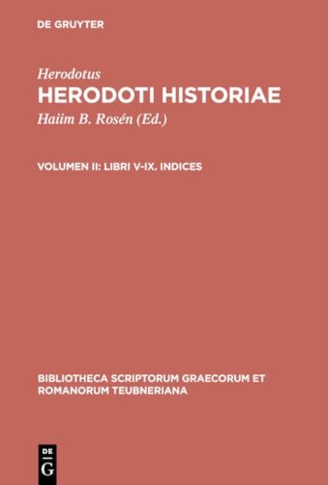 Libri V–IX. Indices