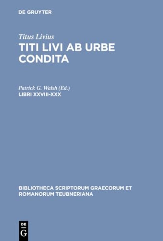 Libri XXVIII–XXX