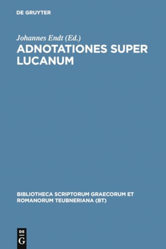 Adnotationes super Lucanum