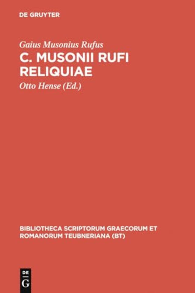 C. Musonii Rufi reliquiae