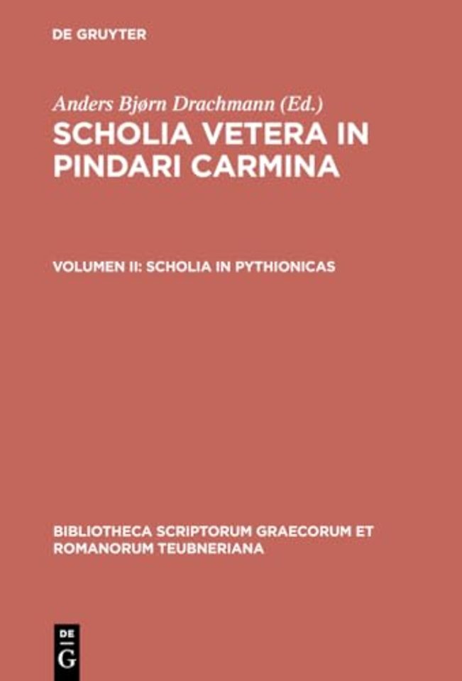 Scholia Vetera in Pindari Carmina, vol. II