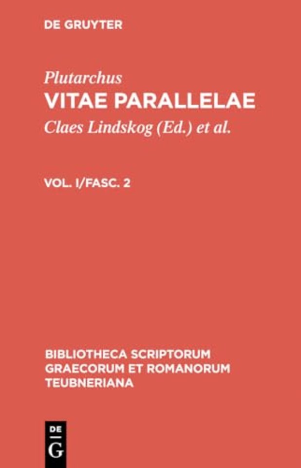 Vitae Parallelae, Vol. I, Fas CB