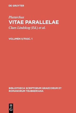 Vitae parallelae – Volumen II/Fasc. 1
