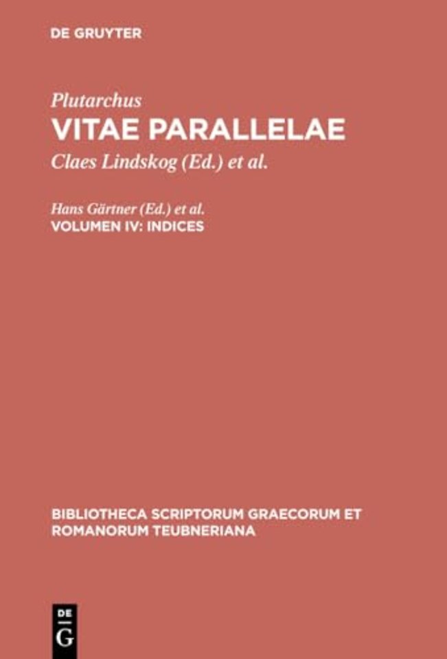 Vitae Parallelae, Vol. IV CB
