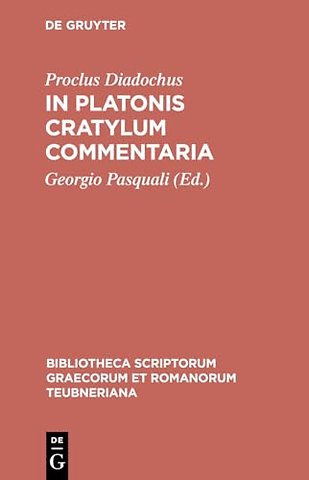 In Platonis Cratylum commentaria
