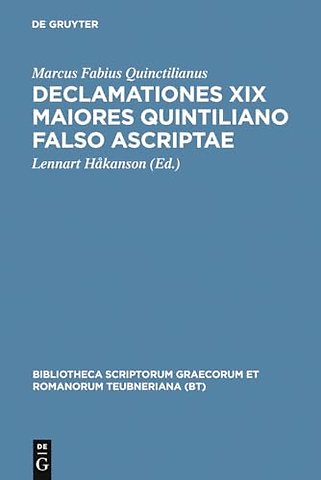 Declamationes Xix Maiores Qui CB