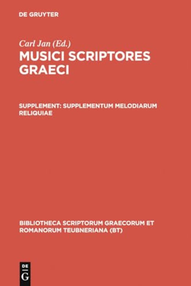 Supplementum melodiarum reliquiae