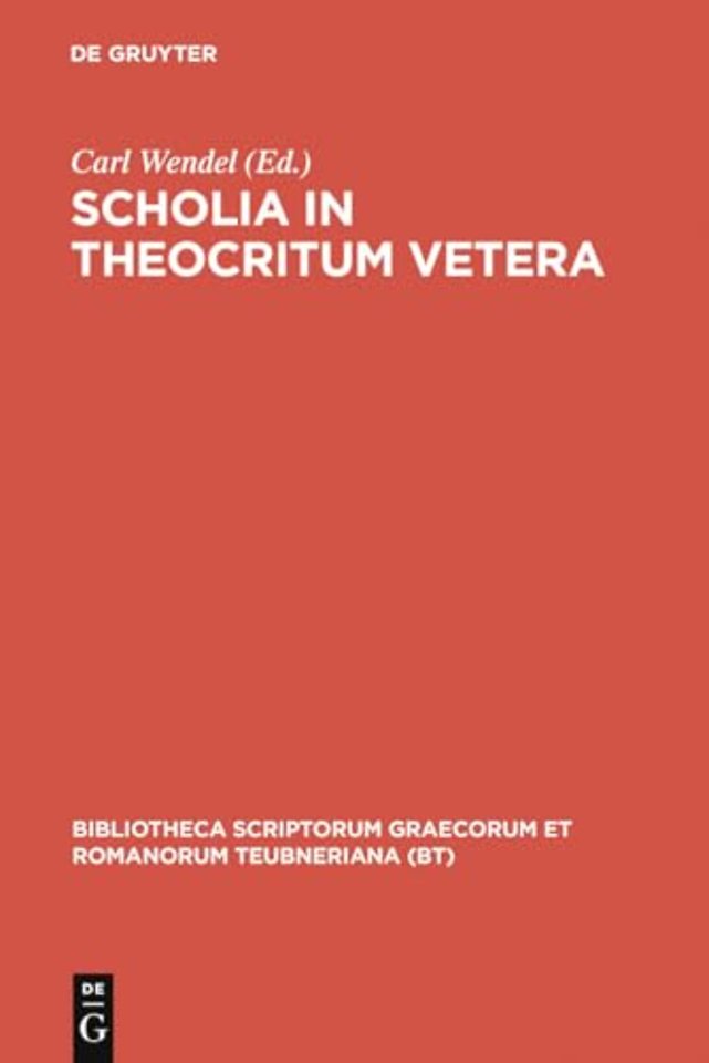 Scholia in Theocritum vetera