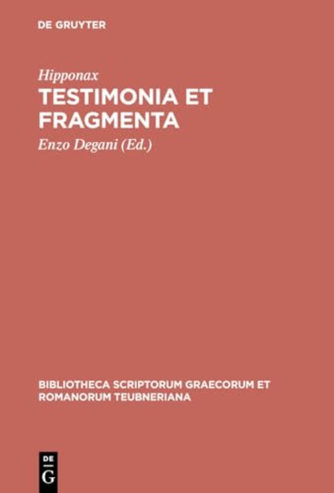 Testimonia Et Fragmenta CB