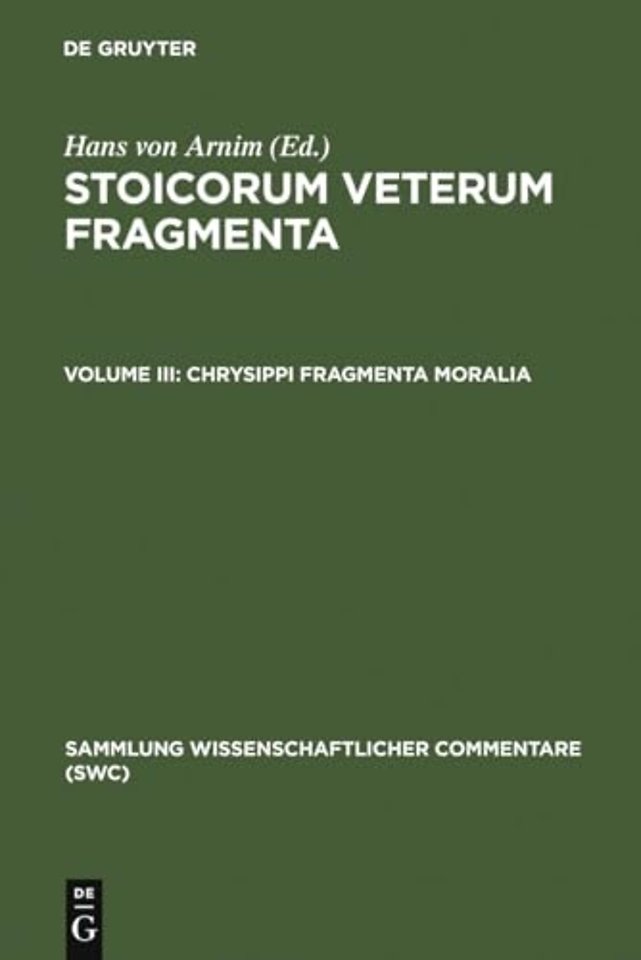 Chrysippi fragmenta moralia – Fragmenta successorum Chrysippi