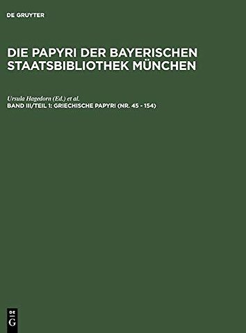 Griechische Papyri (Nr. 45 – 154) – Griechische Urkundenpapyri