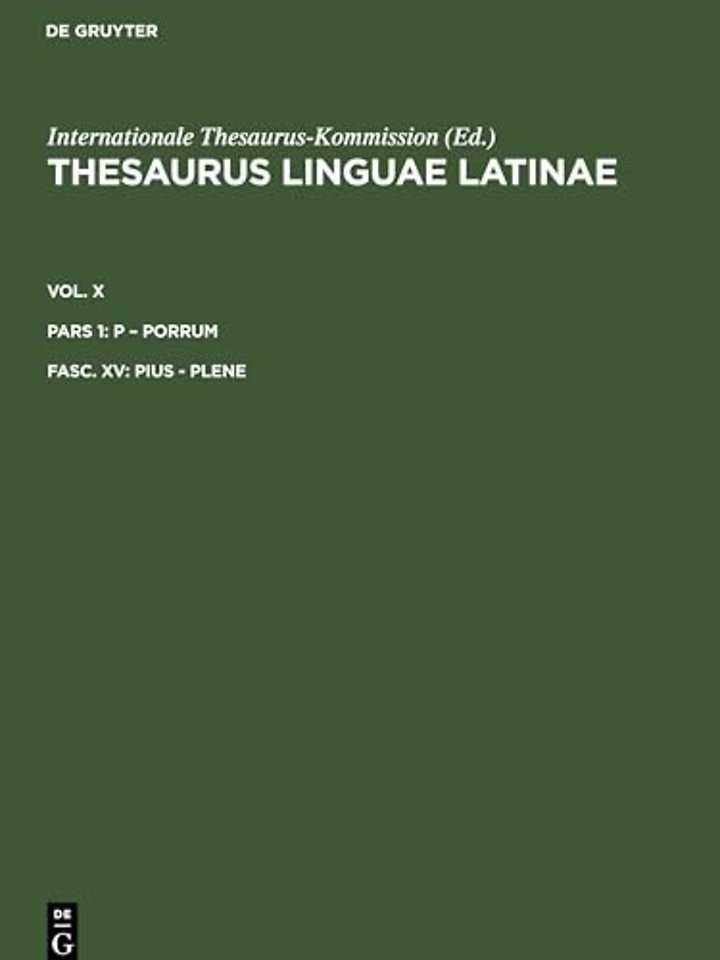 pius – plene