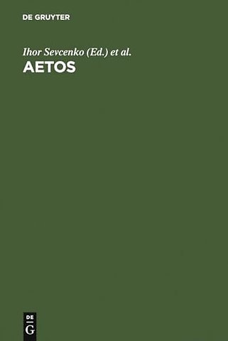 AETOS – Studies in Honour of Cyril Mango presented to him on April 14, 1998