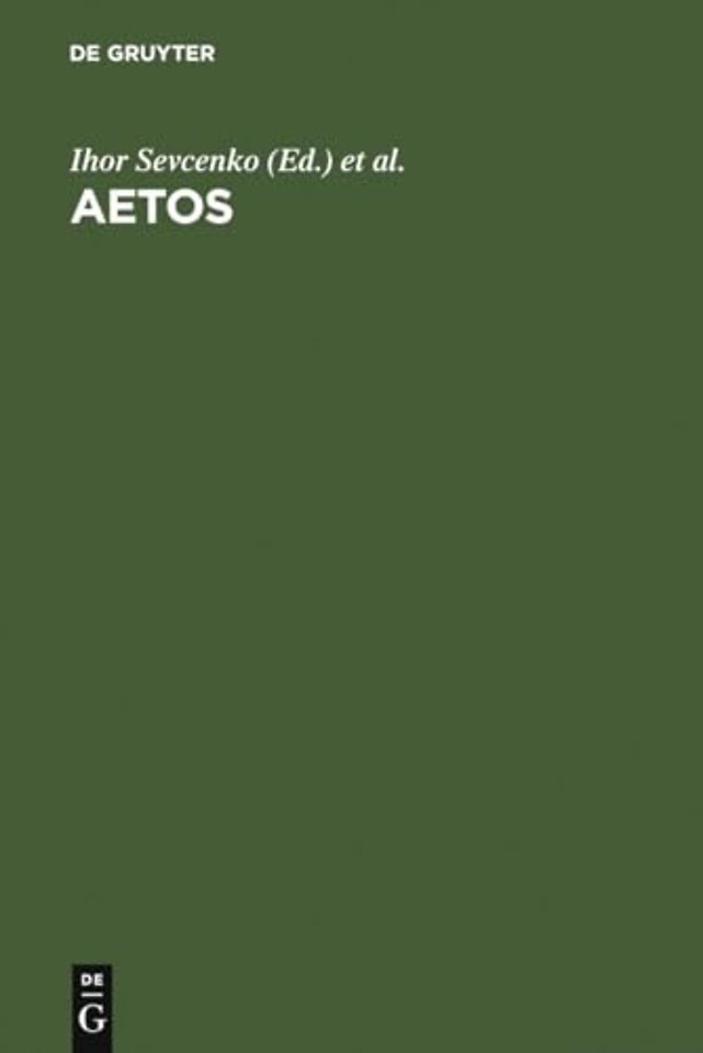 AETOS – Studies in Honour of Cyril Mango presented to him on April 14, 1998