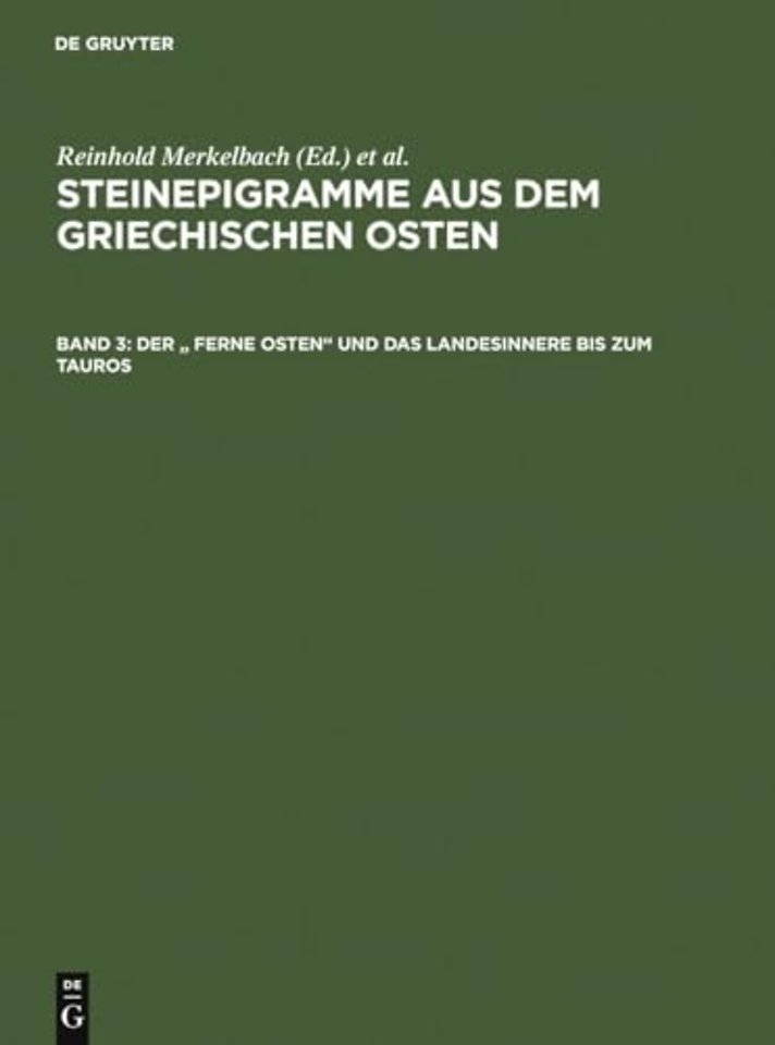 Der " Ferne Osten" und das Landesinnere bis zum Tauros