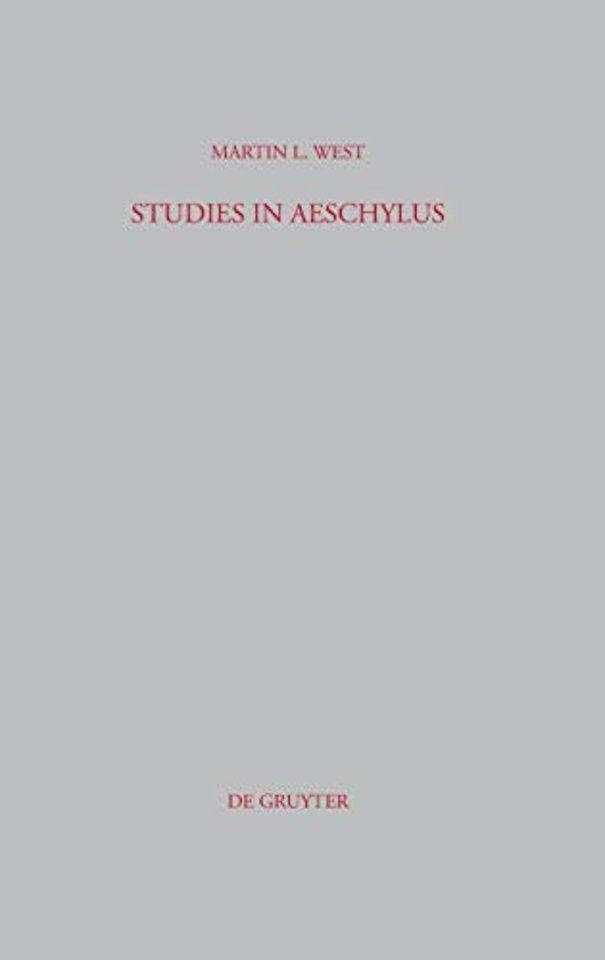Studies in Aeschylus
