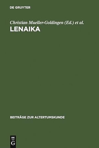 LENAIKA – Festschrift für Carl Werner Müller zum 65. Geburtstag am 28. Januar 1996