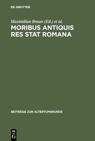 Moribus antiquis res stat Romana – Römische Werte und römische Literatur im 3. und 2. Jh. v. Chr.