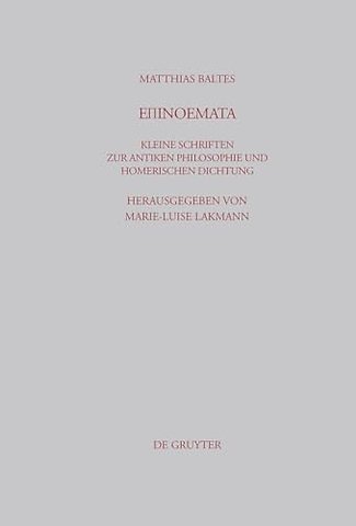 Epinoemata – Kleine Schriften zur antiken Philosophie und homerischen Dichtung