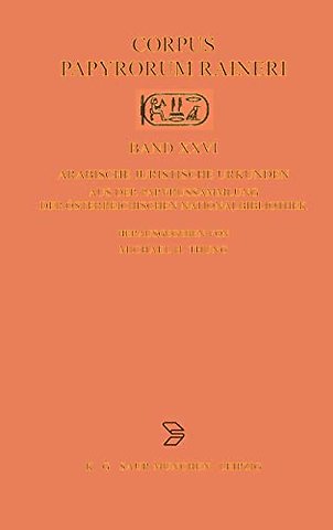 Arabische juristische Urkunden aus der Papyrussammlung der Österreichischen Nationalbibliothek
