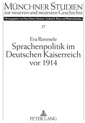 Sprachenpolitik Im Deutschen Kaiserreich VOR 1914