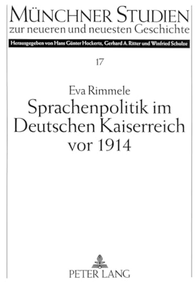 Sprachenpolitik Im Deutschen Kaiserreich VOR 1914