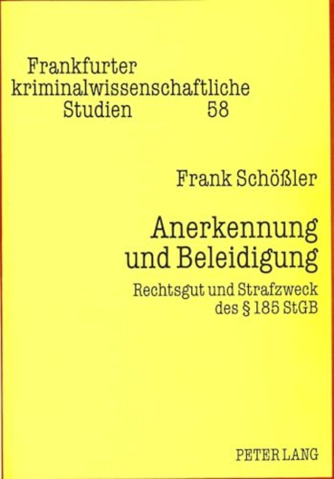 Anerkennung und Beleidigung