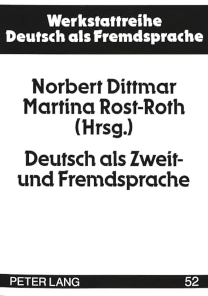 Deutsch ALS Zweit- Und Fremdsprache