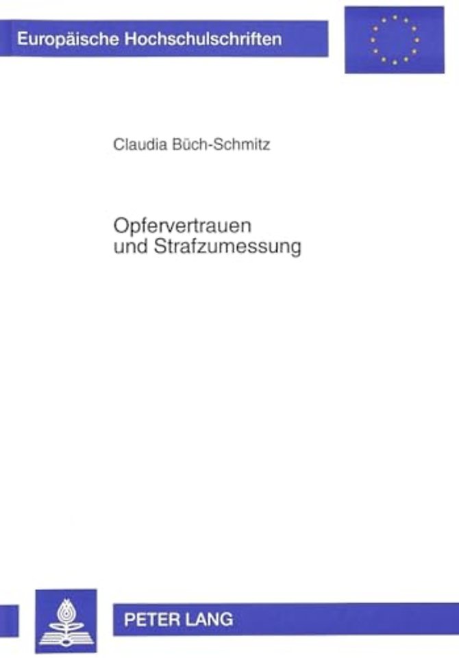 Opfervertrauen und Strafzumessung