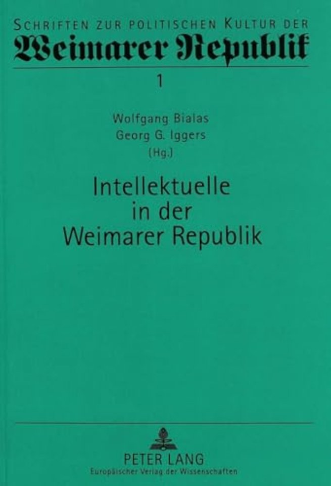 Intellektuelle in der Weimarer Republik