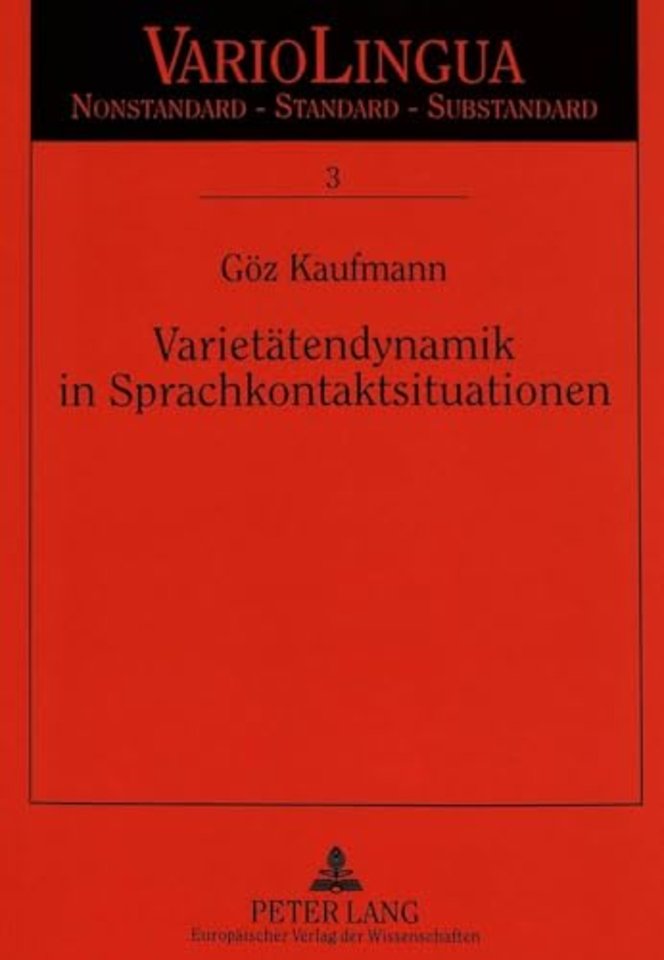 Varietaetendynamik in Sprachkontaktsituationen
