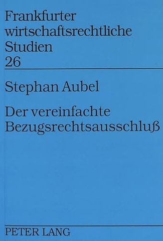 Der vereinfachte Bezugsrechtsausschlu