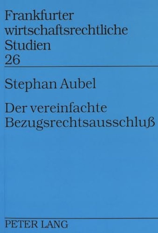 Der vereinfachte Bezugsrechtsausschlu