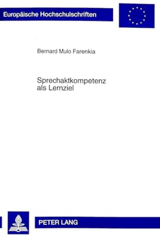 Sprechaktkompetenz ALS Lernziel