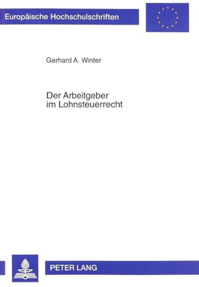 Der Arbeitgeber Im Lohnsteuerrecht