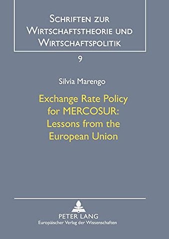 Exchange Rate Policy for MERCOSUR