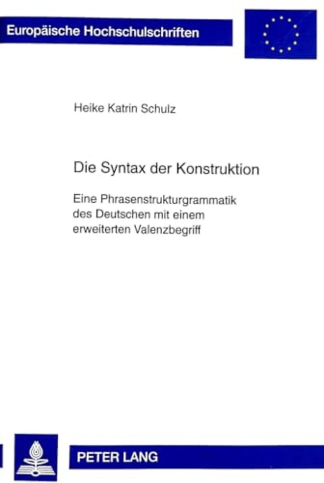 Die Syntax Der Konstruktion