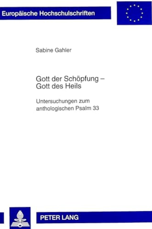 Gott Der Schoepfung - Gott Des Heils