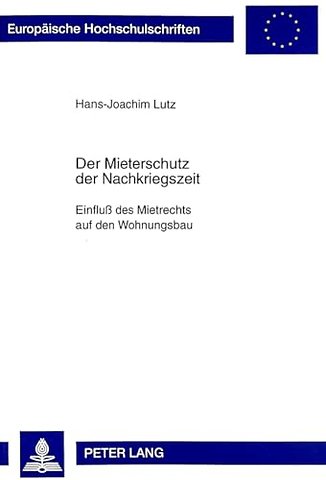 Der Mieterschutz Der Nachkriegszeit