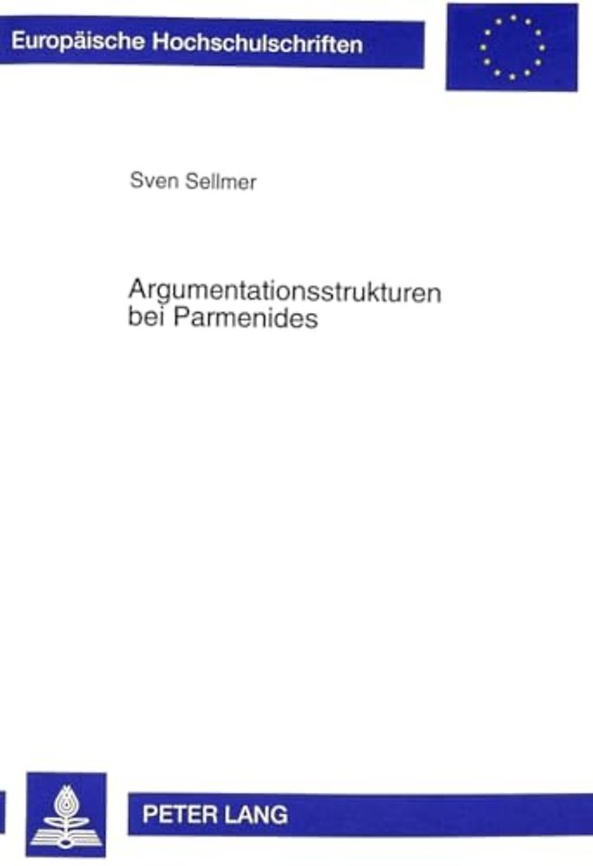 Argumentationsstrukturen Bei Parmenides