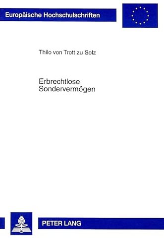 Erbrechtlose Sondervermoegen