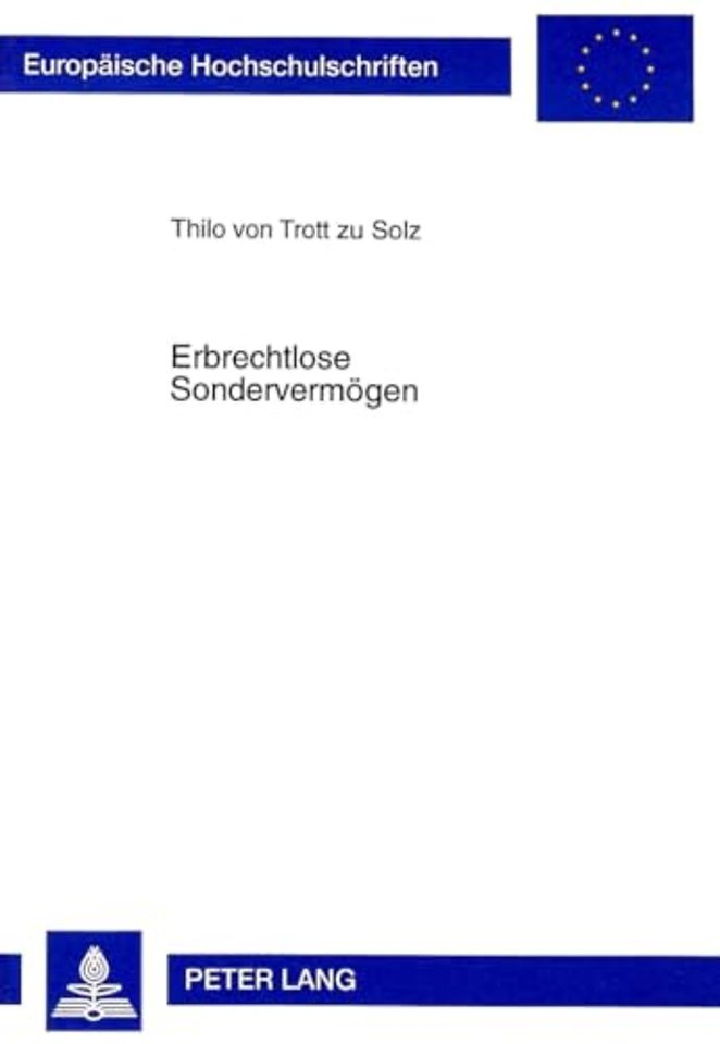 Erbrechtlose Sondervermoegen
