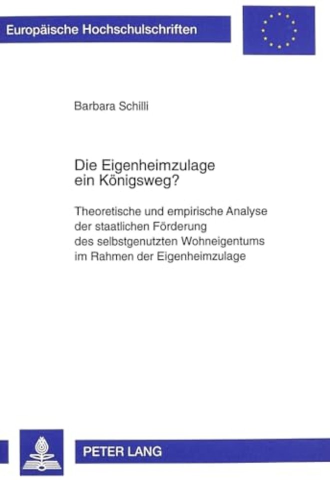 Die Eigenheimzulage Ein Koenigsweg?