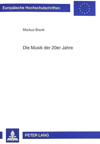 Die Musik Der 20er Jahre