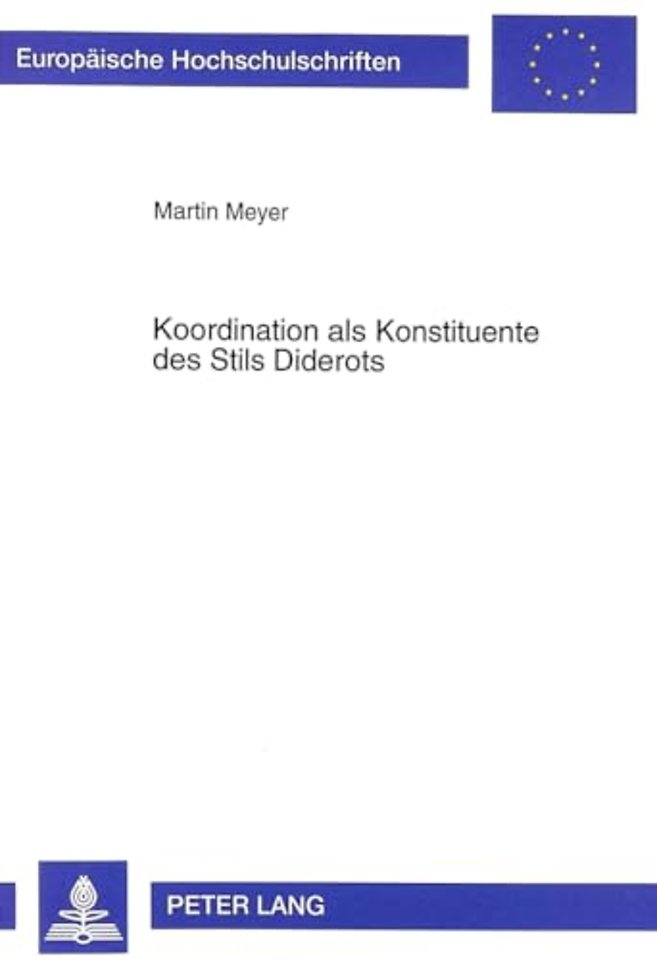 Koordination ALS Konstituente Des Stils Diderots