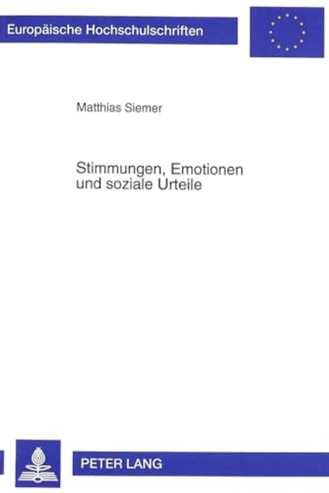Stimmungen, Emotionen Und Soziale Urteile