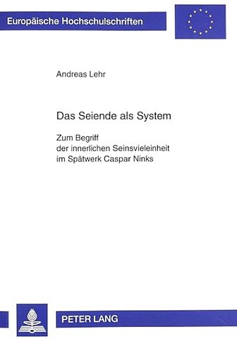 Das Seiende ALS System